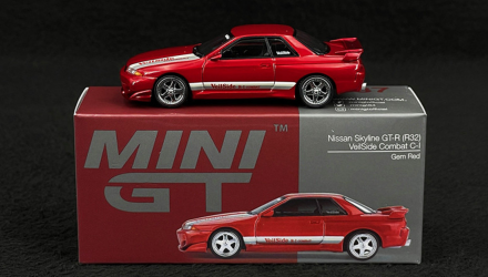 Машинка Premium MINI GT Nissan Skyline GT-R (R32) VeilSide Combat 1:64 MGT00987-CH Red - Retromagaz, image 1