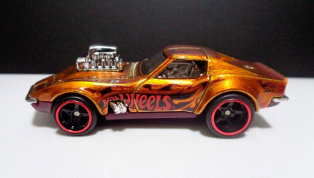 Машинка Базова Hot Wheels '68 Corvette - Gas Monkey Garage Super Treasure Hunt STH Dream Garage 1:64 HKL10 Gold - Retromagaz, image 4