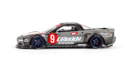 Машинка Premium Kaido House x MiNI GT NSX Kaido Test Car Spec V1 1:64 KHMG190-CH Grey - Retromagaz, image 3