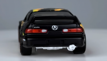 Тематическая Машинка Hot Wheels Custom '01 Acura Integra GSR Neon Speeders 1:64 HLH72/HRW73 Black - Retromagaz, image 6