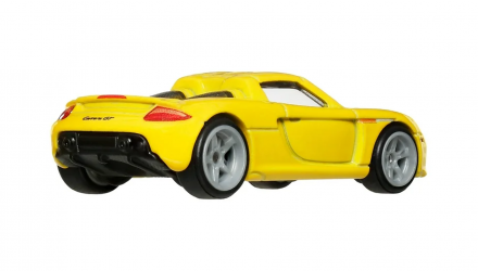 Машинка Premium Hot Wheels Porsche Porsche Carrera GT Timeless Icons 1:64 JBK91 Yellow - Retromagaz, image 2