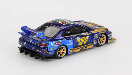 Машинка Premium MINI GT Nissan LB-Super Silhouette S15 SILVIA 1:64 MGT01185-CH Blue - Retromagaz, image 2