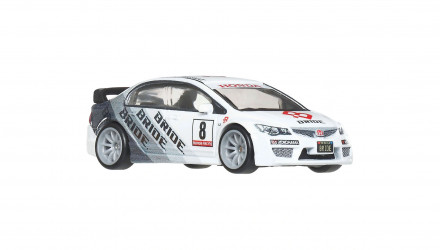 Машинка Premium 2шт Hot Wheels '07 Honda Civic Type R та Kousoku Hauler Team Transport 1:64 JHX94 White - Retromagaz, image 3