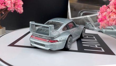 Машинка Premium Hot Wheels Porsche 993 GT2 Modern Classics 1:64 JKF16 Grey - Retromagaz, image 2