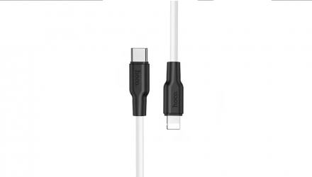 Кабель Hoco X21 Plus 3A 20W USB Type-C - Lightning White 1m - Retromagaz, image 2