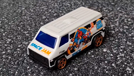 Машинка Базова Hot Wheels 70s Van Space Jam: A New Legacy Space 1:64 GRY76 White - Retromagaz, image 2