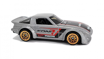 Машинка Базовая Hot Wheels Mazda RX-7 Speed Graphics 1:64 FYD25 Metallic Silver - Retromagaz, image 2