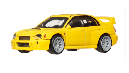 Машинка Premium Hot Wheels Subaru Impreza WRX Thrill Climbers 1:64 JKF21 Yellow - Retromagaz, image 1