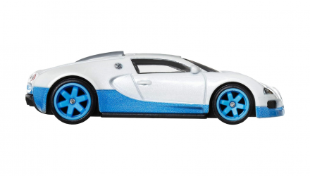 Машинка Premium Hot Wheels Bugatti Veyron Hammer Drop 1:64 HRW06 White - Retromagaz, image 4