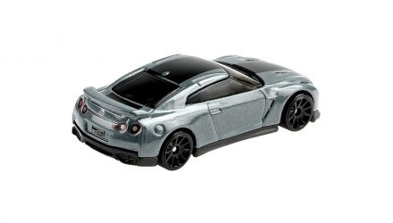 Машинка Базовая Hot Wheels '17 Nissan GT-R (R35) Then and Now 1:64 GTC70 Grey - Retromagaz, image 3