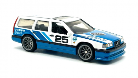 Машинка Premium Hot Wheels Volvo 850 Estate Fast Wagons 1:64 JKB68 Blue - Retromagaz, image 3