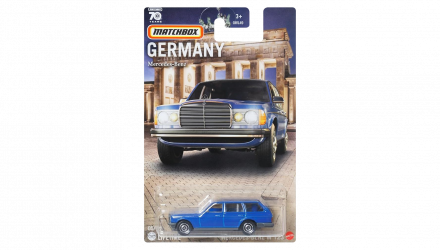 Тематична Машинка Matchbox Mercedes-Benz W123 Germany 1:64 GWL49/HPC60 Blue - Retromagaz, image 1