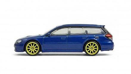 Машинка Premium Hot Wheels Subaru Legacy GT (BP) Road Trip 1:64 JKF07 Blue - Retromagaz, image 4