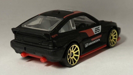 Тематическая Машинка Hot Wheels '85 Honda CR-X Honda 70th Anniversary 1:64 FKD23 Black - Retromagaz, image 3