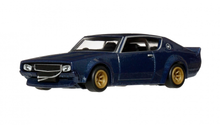 Машинка Premium Hot Wheels Nissan Skyline 2000GT-R LBWK Car Culture 1:64 JKF11 Blue - Retromagaz, image 1