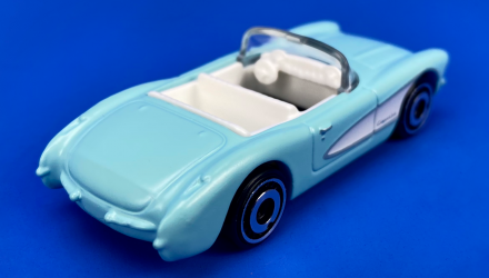 Машинка Базовая Hot Wheels 1956 Corvette Barbie The Movie Screen Time 1:64 HKK87 Light Blue - Retromagaz, image 2