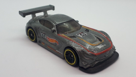 Машинка Базова Hot Wheels '16 Mercedes-AMG GT3 Project CARS 2 Legends of Speed 1:64 FJV46 Dark Grey - Retromagaz, image 2