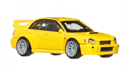 Машинка Premium Hot Wheels Subaru Impreza WRX Thrill Climbers 1:64 JKF21 Yellow - Retromagaz, image 4