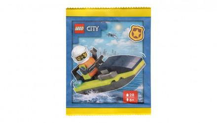 Конструктор Lego Police Officer with Jet Ski City 952408 cty1790 Новый - Retromagaz, image 1