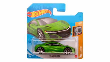 Машинка Базова Hot Wheels '17 Acura NSX Turbo 1:64 GTC58 Green - Retromagaz, image 1