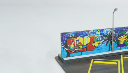 Диорама G-Fans Beach Parking Scene 1:64 710027 Black - Retromagaz, image 6