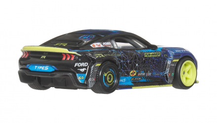 Машинка Premium Hot Wheels 2024 Ford Mustang RTR Spec 5-FD Circuit Legends 1:64 JBK48 Blue - Retromagaz, image 2