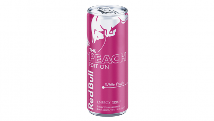 Напій Енергетичний Red Bull Peach Edition Pink 250ml - Retromagaz, image 1
