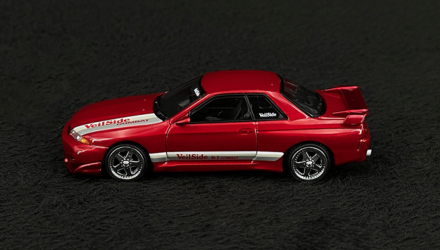 Машинка Premium MINI GT Nissan Skyline GT-R (R32) VeilSide Combat 1:64 MGT00987-CH Red - Retromagaz, image 4