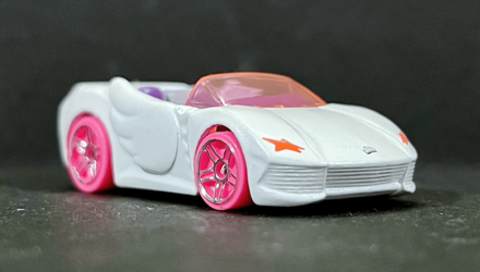 Машинка Базовая Hot Wheels Barbie Extra Screen Time 1:64 HKH11 White - Retromagaz, image 2