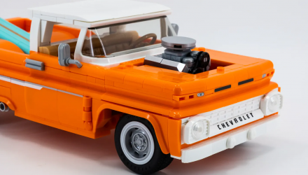 Конструктор Hot Wheels Brick Shop Elite Custom ’62 Chevy Pickup 858 деталей JFT20 Orange image_4 Конструктор Hot Wheels Brick Shop Elite Custom ’62 Chevy Pickup 858 деталей JFT20 Orange - Retromagaz, image 4