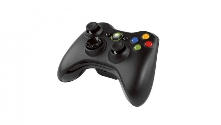 Геймпад Беспроводной Microsoft Xbox 360 Black Б/У Нормальный - Retromagaz, image 1