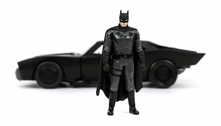 Машинка Jada Batman (2022) Бэтмобиль с Фигуркой Бэтмена 1:24 Black - Retromagaz, image 5