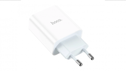 Зарядное Устройство Hoco C97A USB Type-C + USB White - Retromagaz, image 1