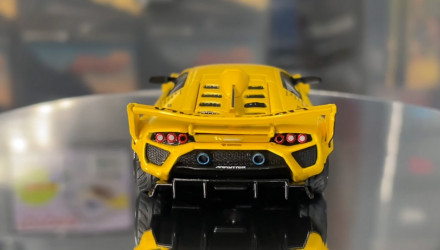 Машинка Premium MINI GT Lamborghini LB-Silhouette WORKS MURCIELAGO GT Evo №1135 1:64 MGT01135 Yellow - Retromagaz, image 5