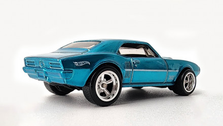 Машинка Базова Hot Wheels ’67 Pontiac Firebird 400 Super Treasure Hunt STH HW Art Cars 1:64 JJM29 Blue - Retromagaz, image 2