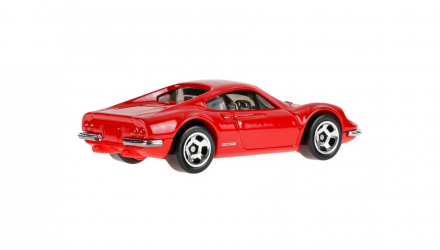 Машинка Базова Hot Wheels DINO 206 GT Ferrari 1:64 JJH56 Red - Retromagaz, image 2