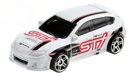 Машинка Базовая Hot Wheels Subaru WRX STI Speed Graphics 1:64 GTB98 White - Retromagaz, image 2