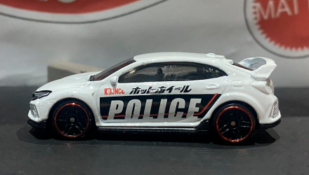 Машинка Базова Hot Wheels 2018 Honda Civic Type R Rescue 1:64 HKJ21 White - Retromagaz, image 3