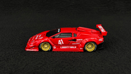 Машинка Premium MINI GT Lamborghini Countach LB-WORKS 1:64 MGT01100 Red - Retromagaz, image 3