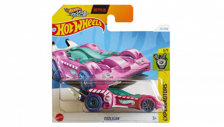 Машинка Базовая Hot Wheels Tooligan Treasure Hunts Experimotors 1:64 HTF17 Pink - Retromagaz, image 1