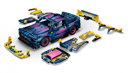 Конструктор Lego Тюнінг-Гараж з Автомобілем Ford Mustang GT Technic 42236 Новый - Retromagaz, image 6