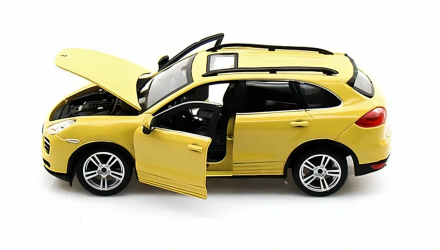 Машинка Bburago Porsche Cayenne Turbo 1:24 Yellow - Retromagaz, image 3