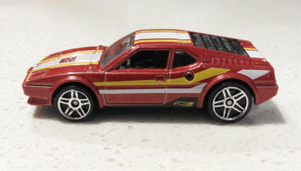 Тематическая Машинка Hot Wheels BMW M1 BMW 1:64 DJM80 Dark Red - Retromagaz, image 4