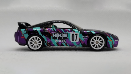Машинка Premium Hot Wheels 1997 Toyota Supra HKS Red Line Club RLC 1:64 JCP18 Black - Retromagaz, image 3