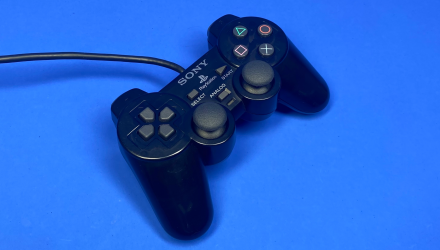 Геймпад Проводной Sony PlayStation 2 SCPH-10010 DualShock 2 Прозрачный Clear Midnight Black 2.5m Б/У - Retromagaz, image 1