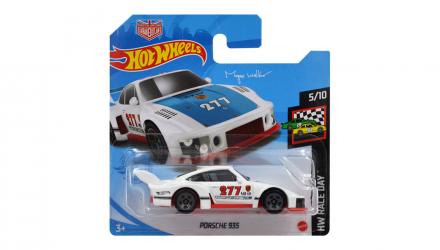 Машинка Базовая Hot Wheels Magnus Walker Urban Outlaw Porsche 935 Race Day 1:64 GTB65 White - Retromagaz, image 1