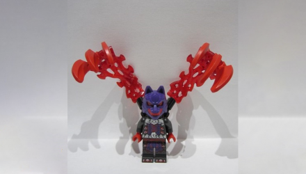 Фігурка Lego Wolf Clan Mask Warrior Dark Purple and Red Mask Energy Claws Ninjago njo0899 71820 Новий Фігурка Lego Wolf Clan Mask Warrior Dark Purple and Red Mask Energy Claws Ninjago njo0899 71820 Новий - Retromagaz, image 1