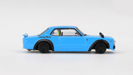Машинка Premium MINI GT Nissan LB Works HAKOSUKA 1:64 MGT01169-BL Blue - Retromagaz, image 3