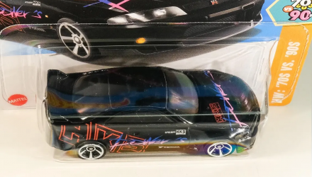 Машинка Базова Hot Wheels Nissan Skyline GT-R (BCNR33) '70s vs. '90s 1:64 HYY80 Black - Retromagaz, image 3