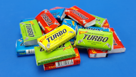 Жевательная Резинка Turbo Soft Buble Gum 90g 20шт - Retromagaz, image 1